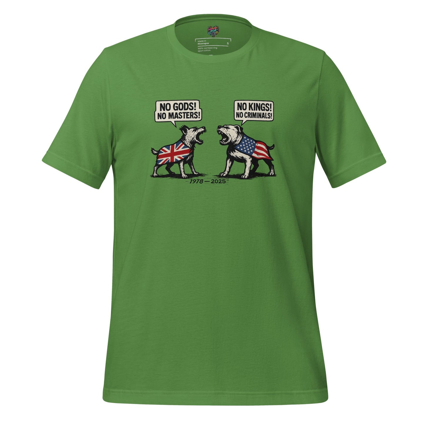 God Gods, No Masters K9 Shirt Leaf