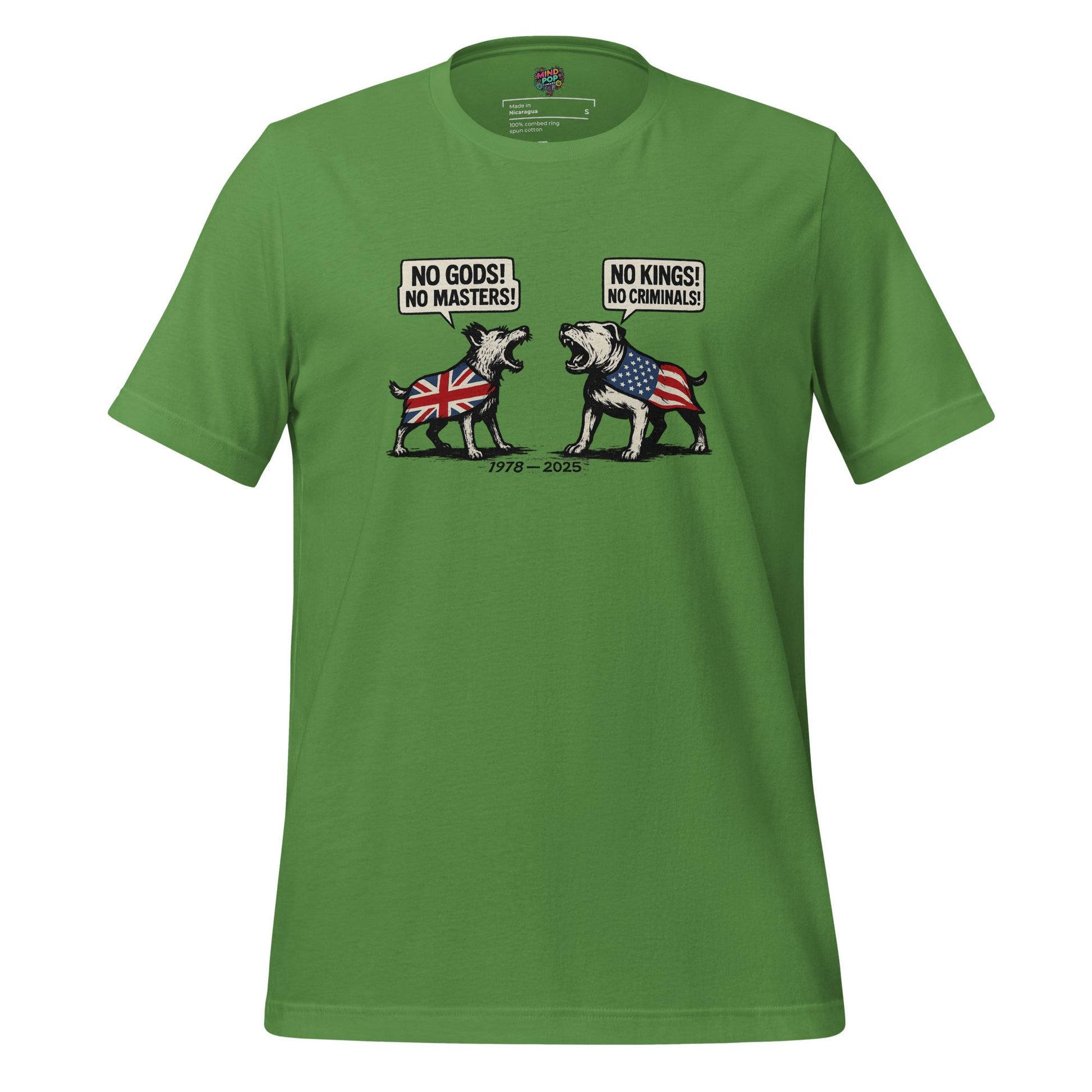 God Gods, No Masters K9 Shirt Leaf