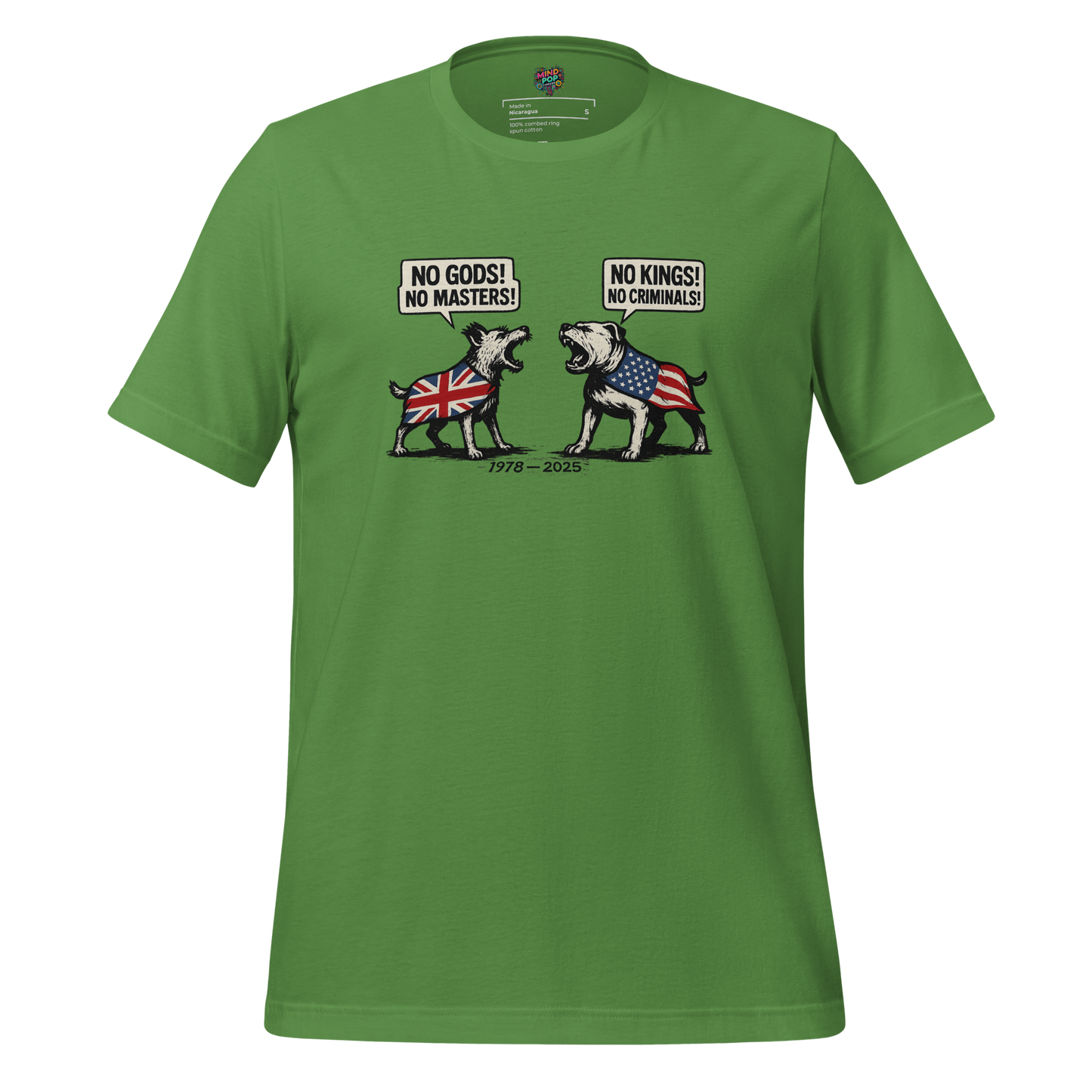 God Gods, No Masters K9 Shirt Leaf