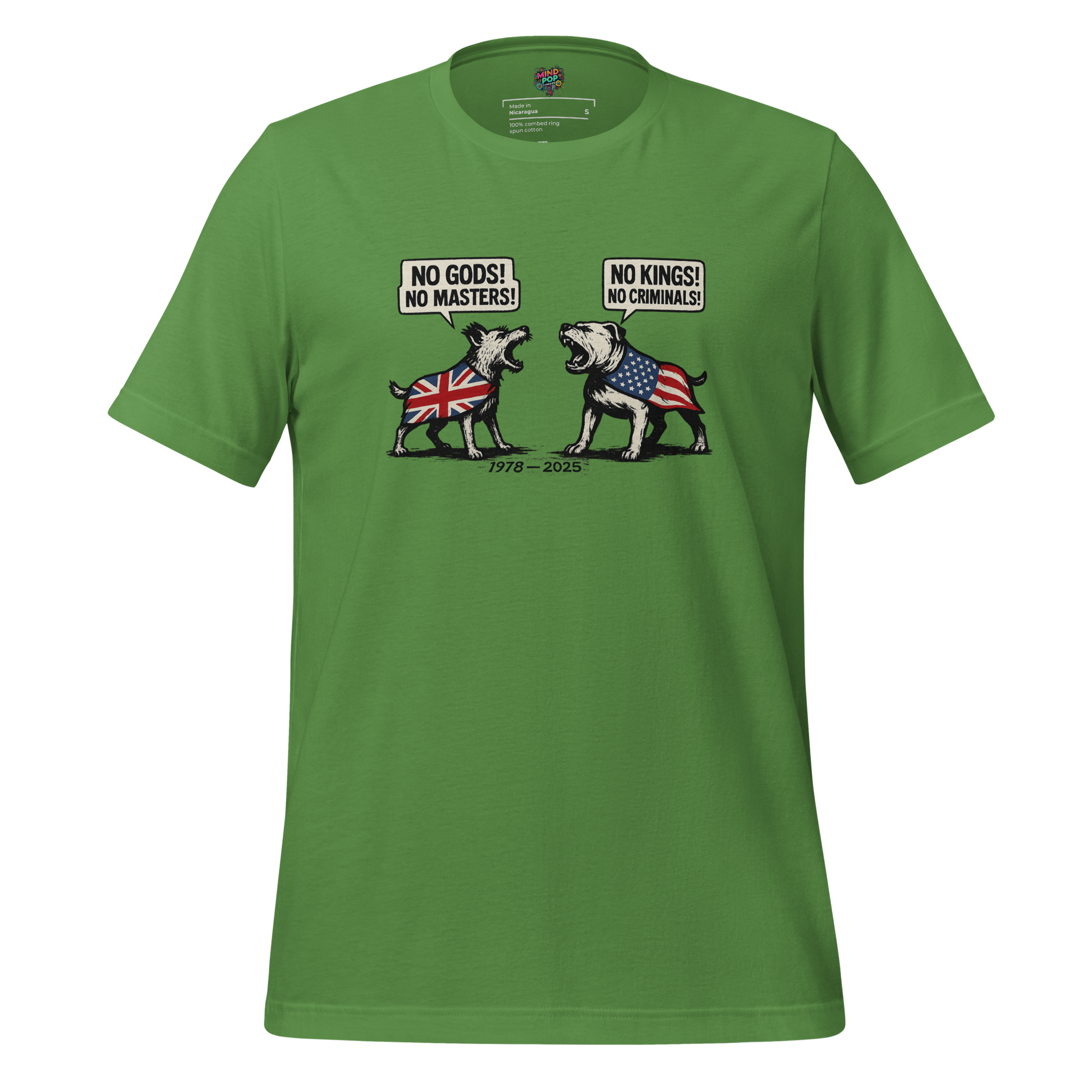 God Gods, No Masters K9 Shirt Leaf