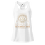Gold Omnipotent Order Yoga Tank Racerback for Women White