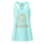 Gold Omnipotent Order Yoga Tank Racerback for Women Cancun