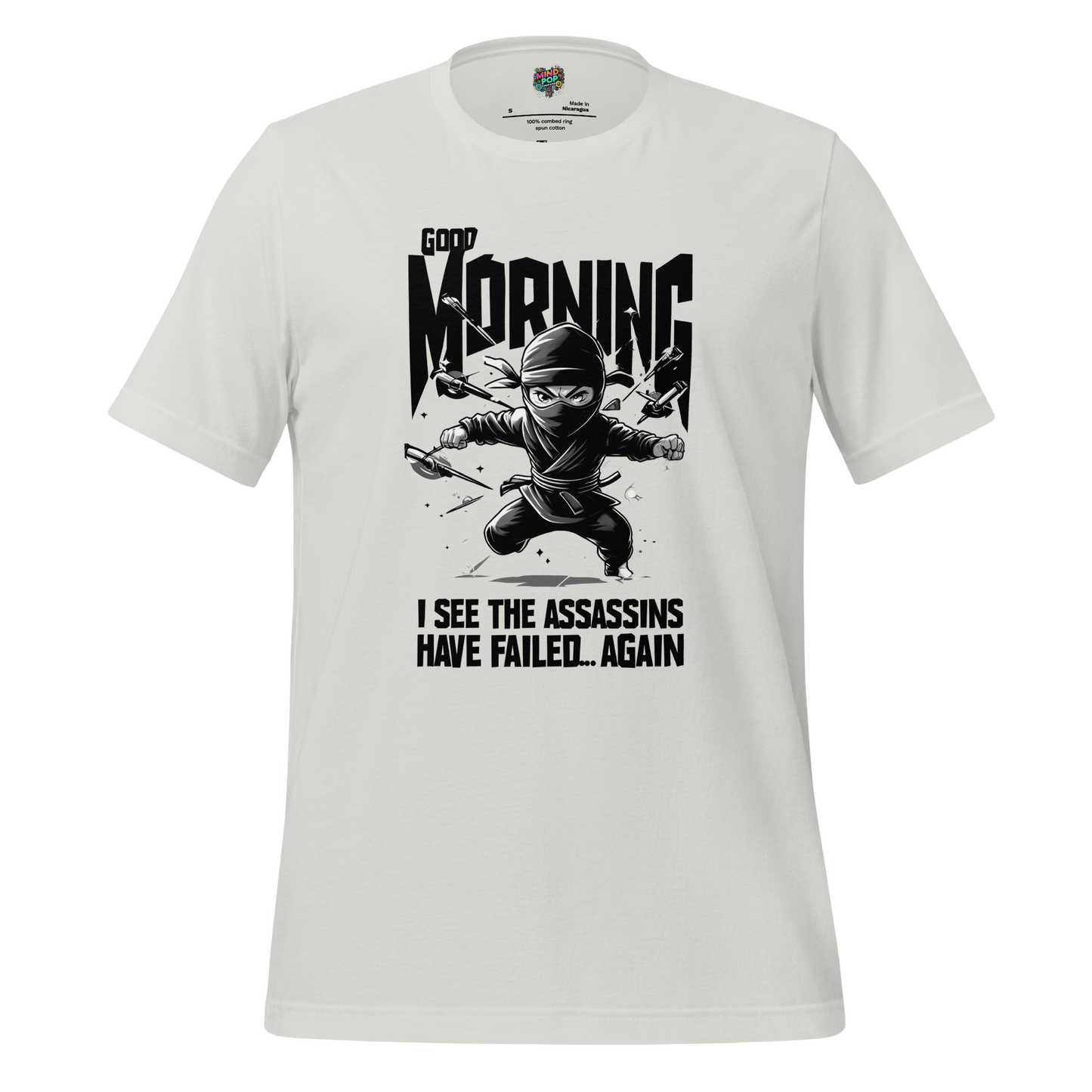 Good Moring Shirt Silver