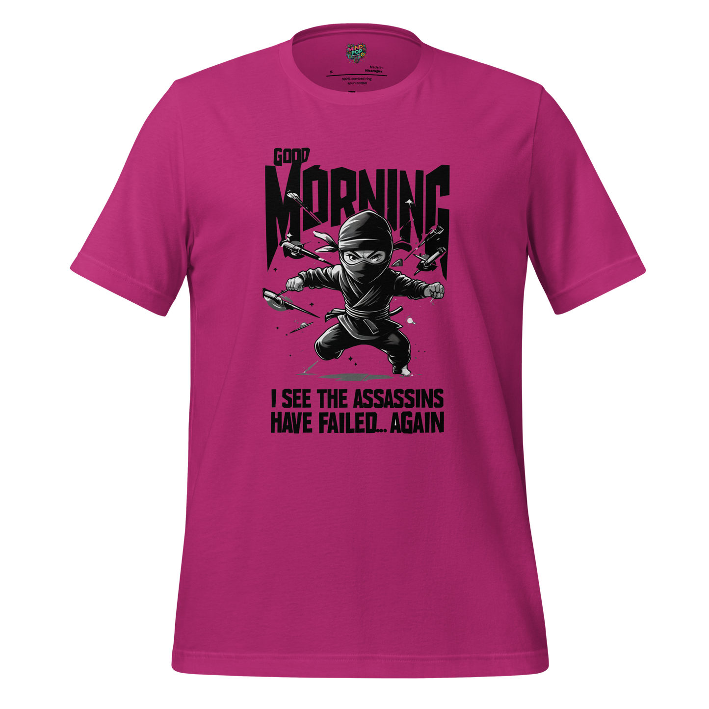 Good Moring Shirt Berry