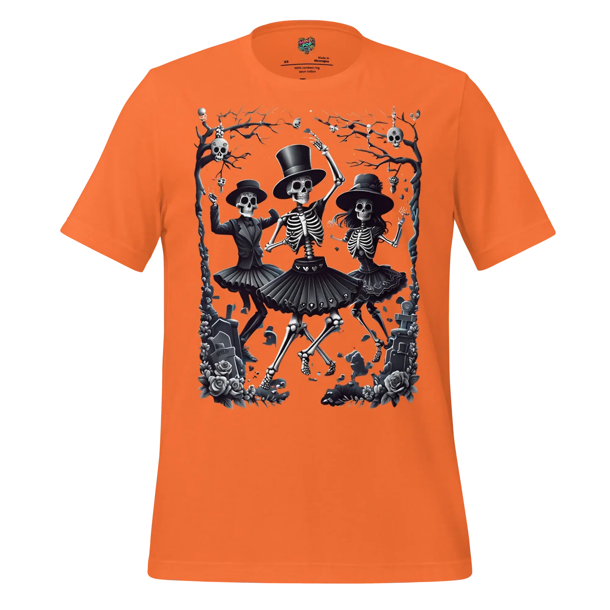 Graveyard Dance Shirt Orange