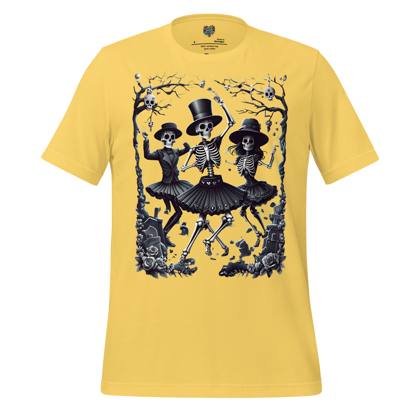 Graveyard Dance Shirt Yellow