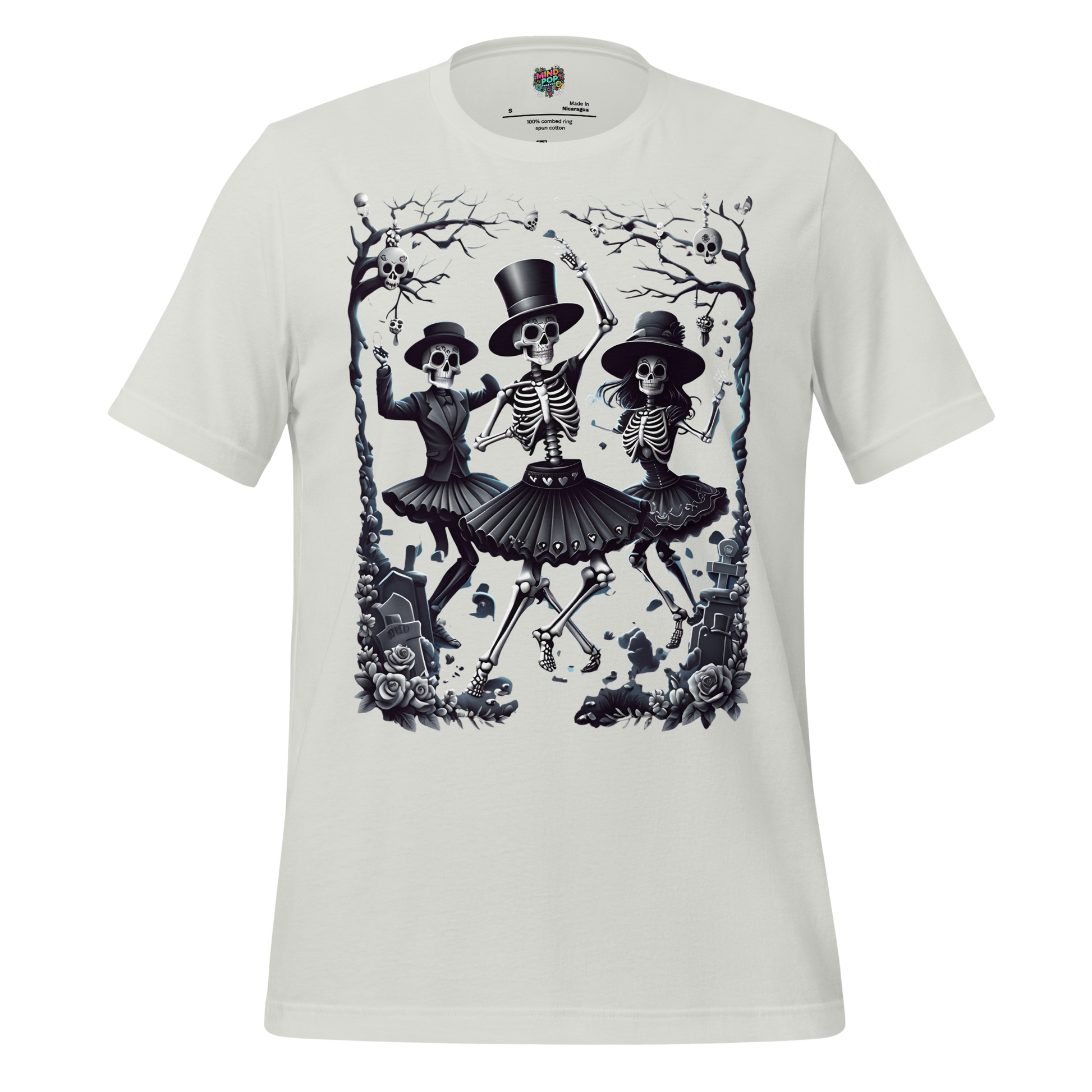 Graveyard Dance Shirt Silver