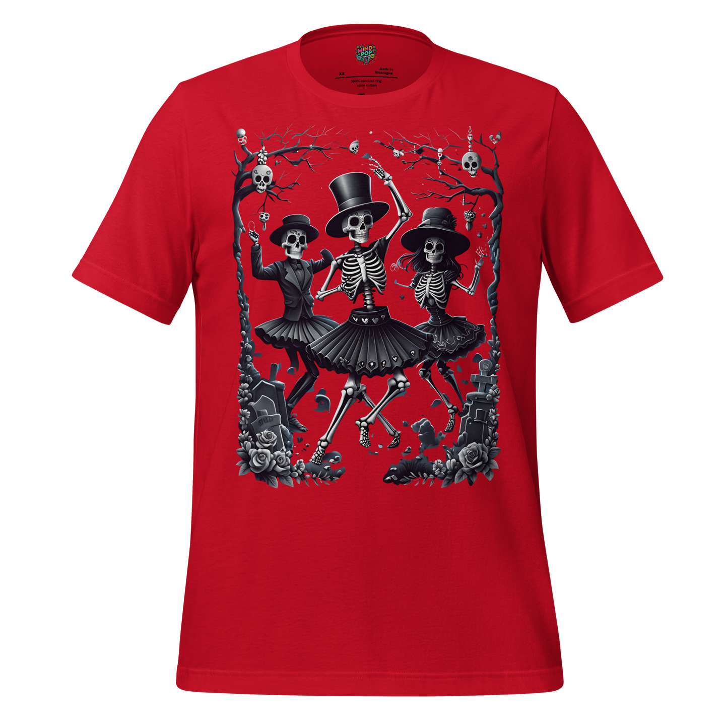 Graveyard Dance Shirt Red