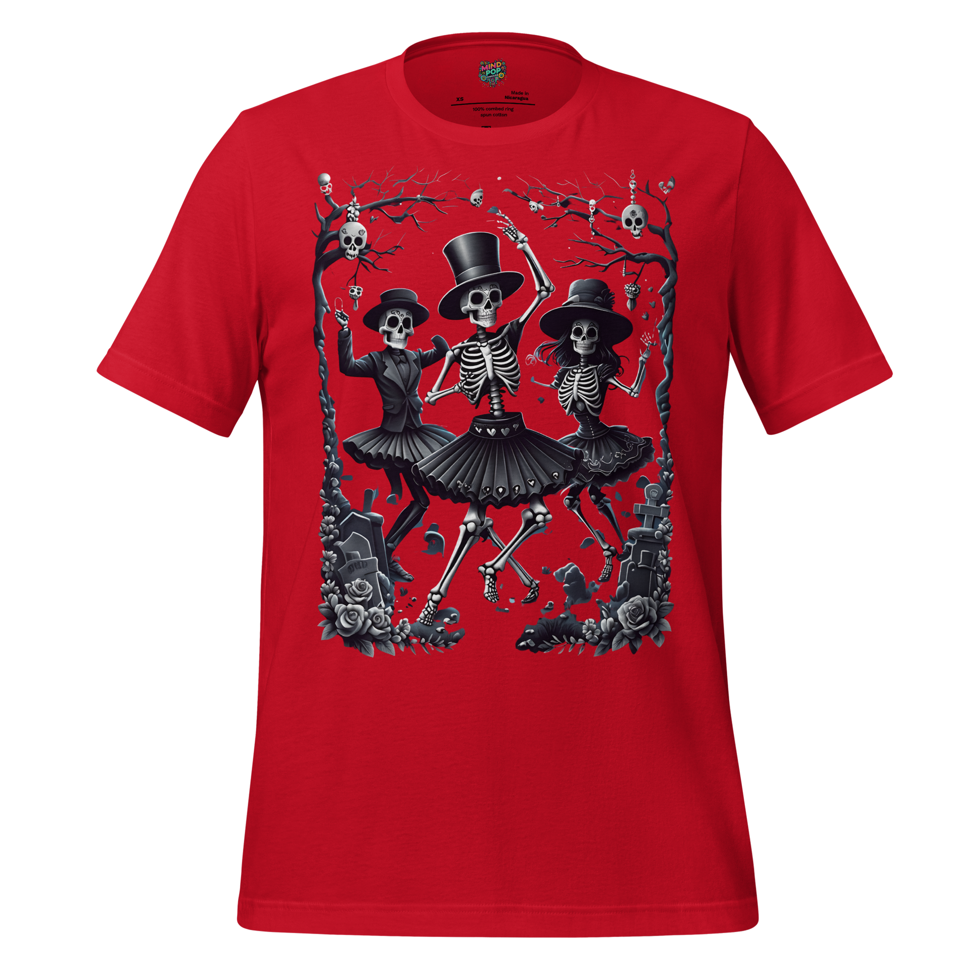 Graveyard Dance Shirt Red
