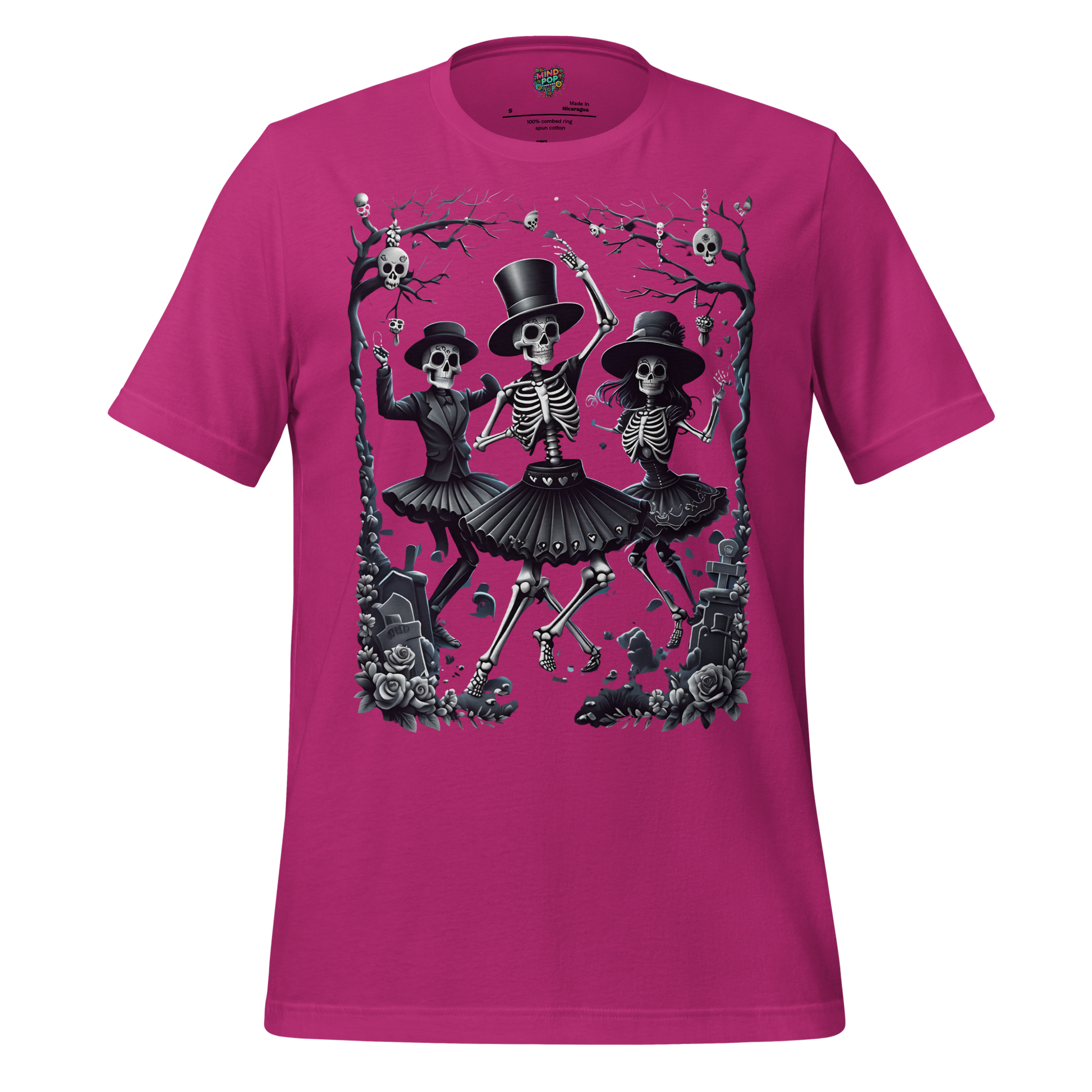 Graveyard Dance Shirt Berry