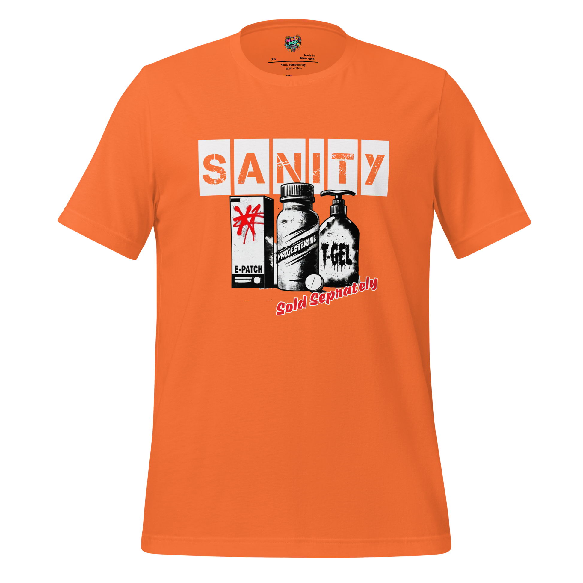 HRT Sanity Sold Separately shirt Orange