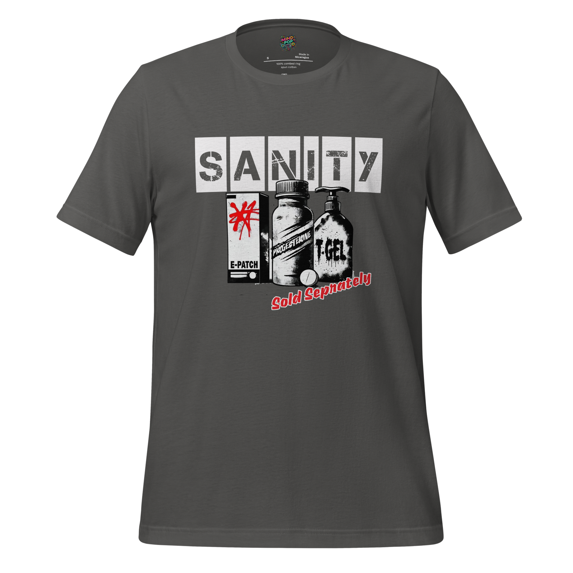HRT Sanity Sold Separately shirt Asphalt