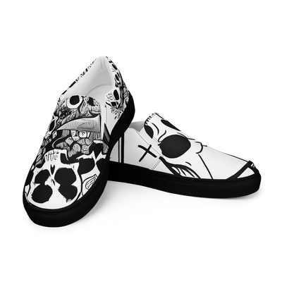 Hallway Hellraiser's Men's Slip-on Skaters Black