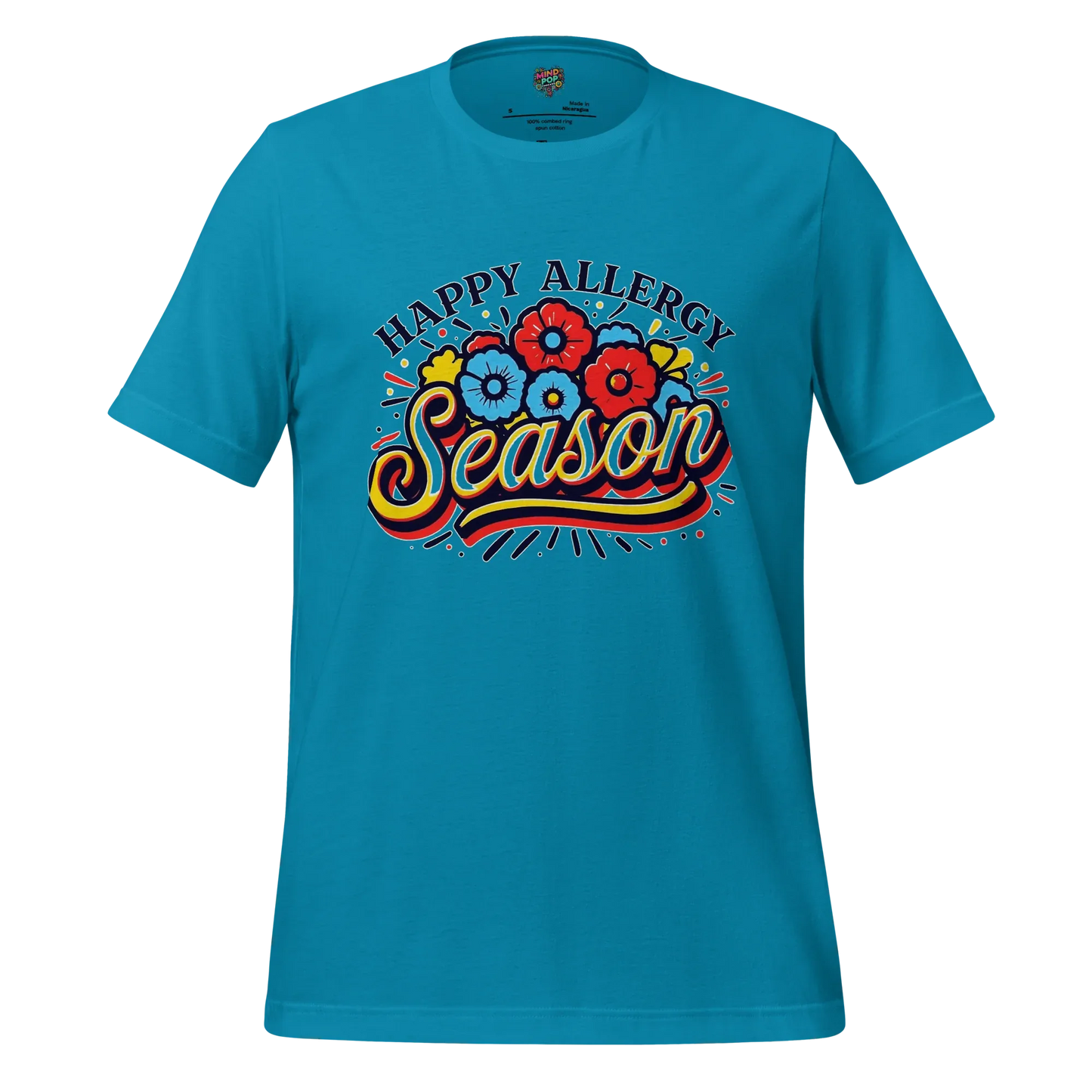 Happy Allergy Season Shirt Aqua