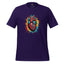 "Heartache" gothic anatomical heart graphic tee in Team Purple