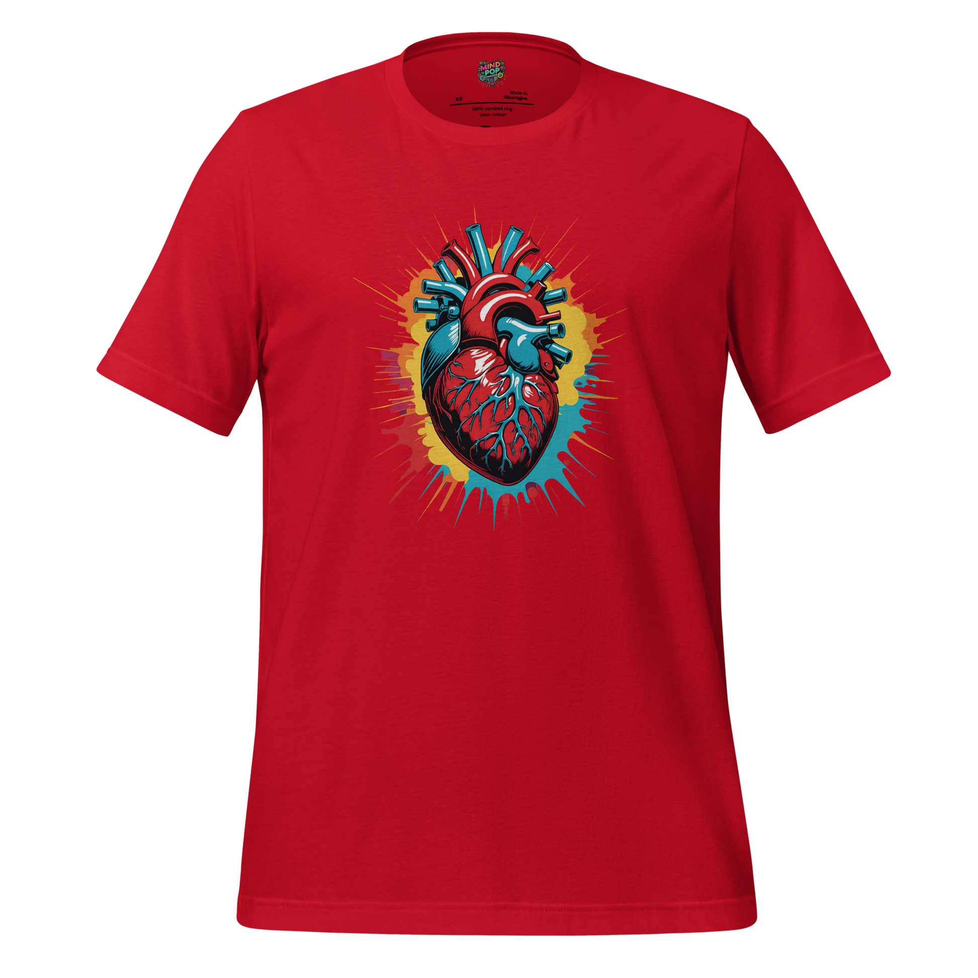 Heartache - Gothic Anatomical Tee Red