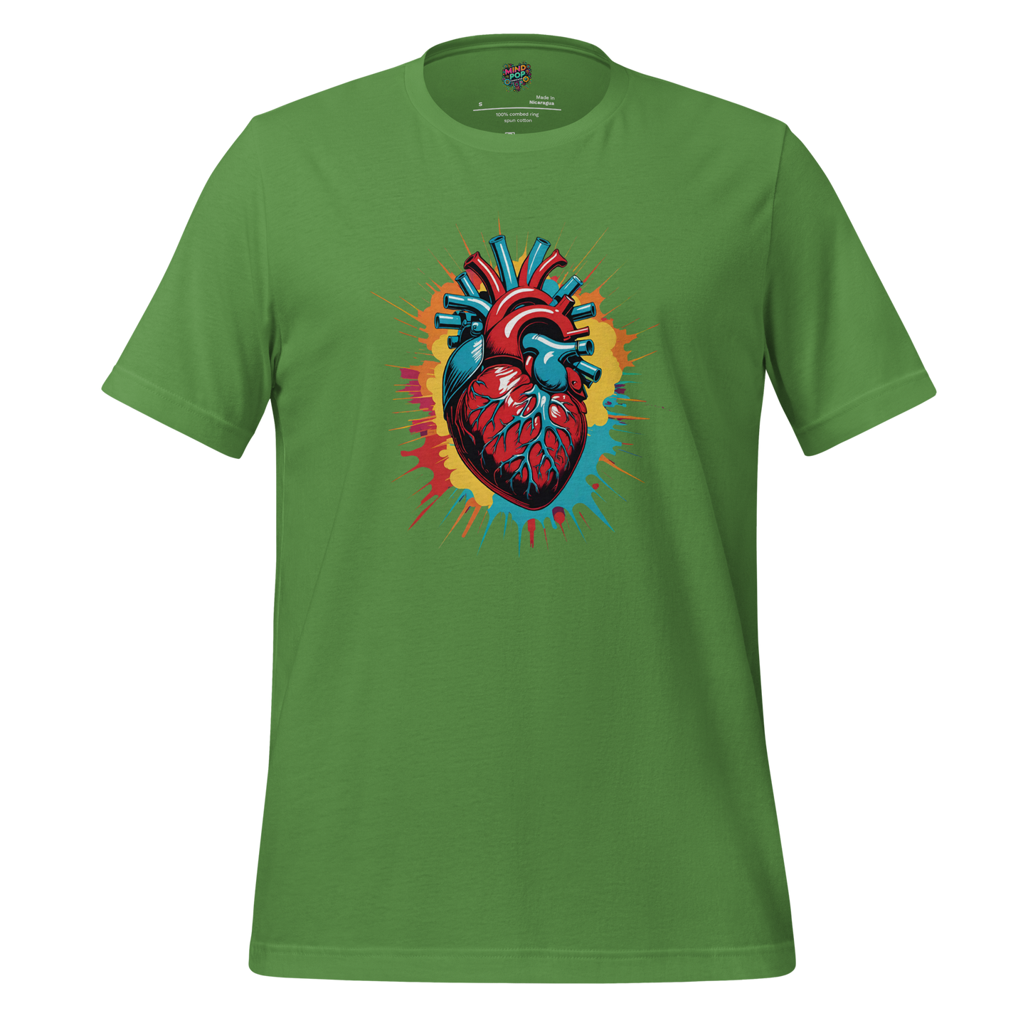 Heartache - Gothic Anatomical Tee Leaf