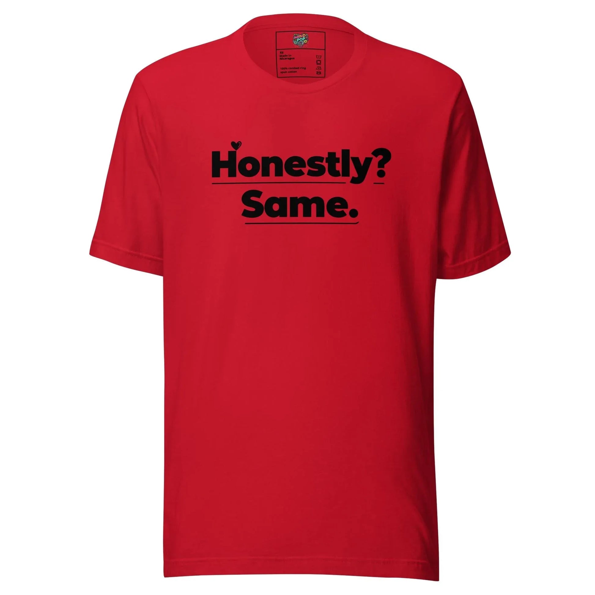 Honestly, Me Too Shirt Red