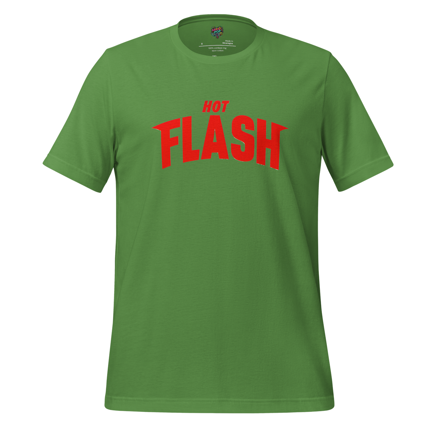 Hot Flash Graphic Tee — Funny Menopause Humor Leaf