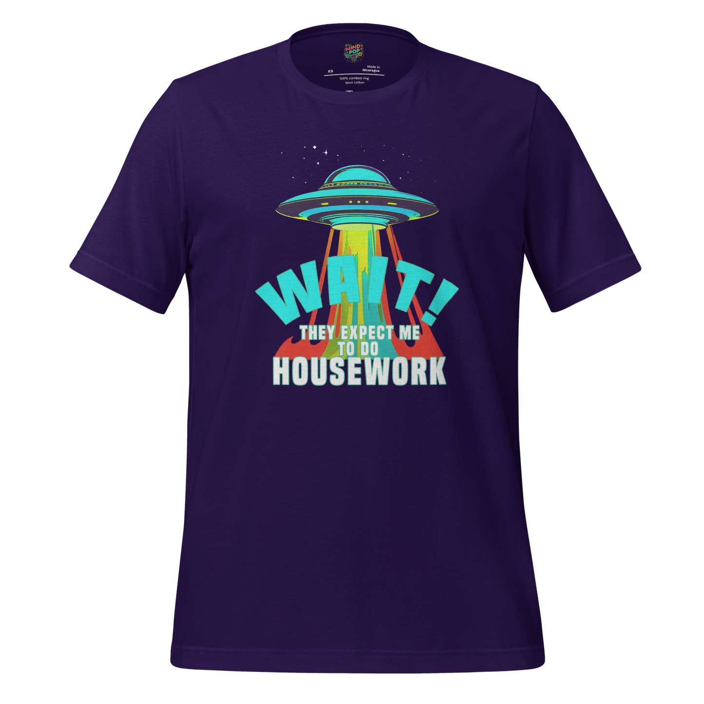 Housework Alien Shirt Team Purple
