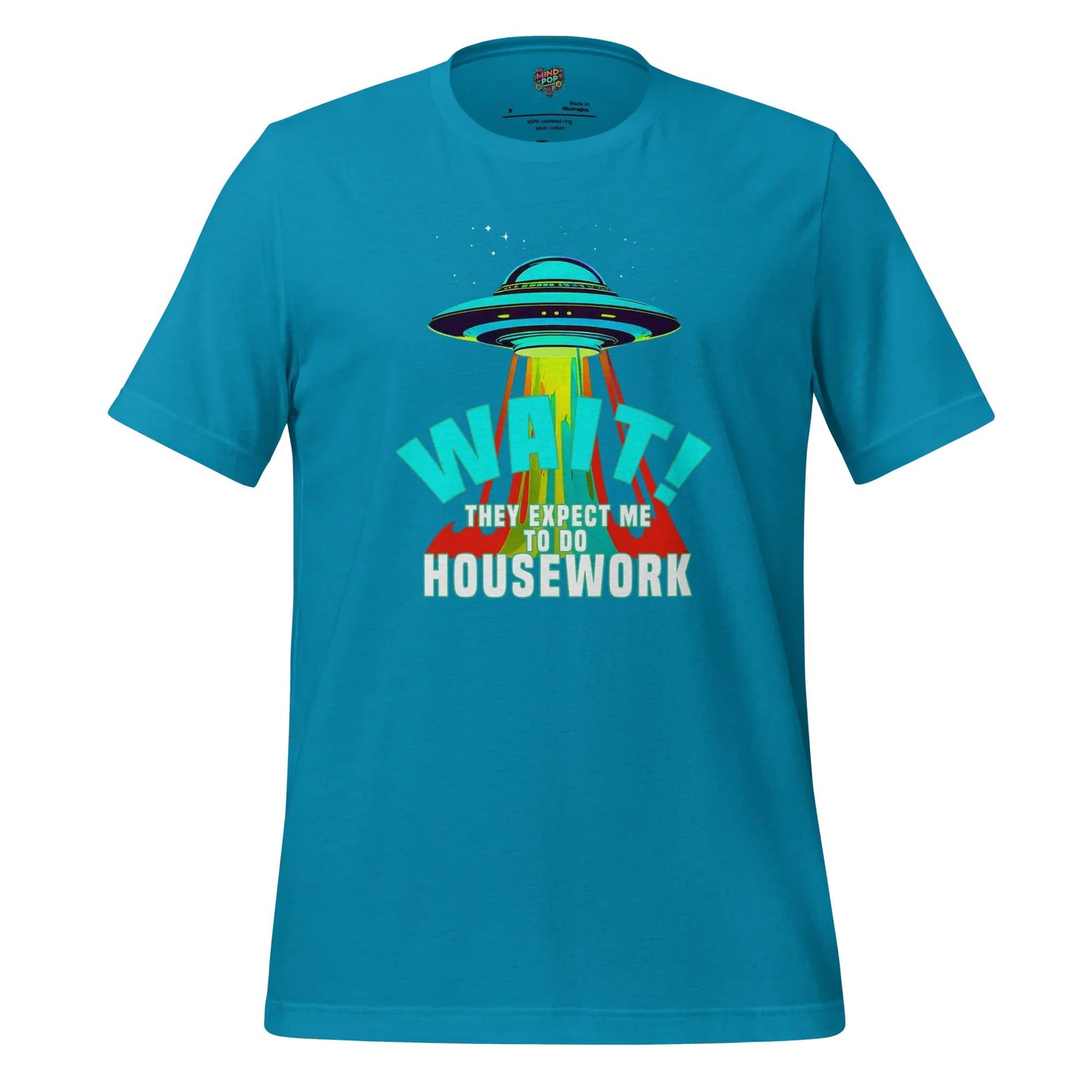 Housework Alien Shirt Aqua