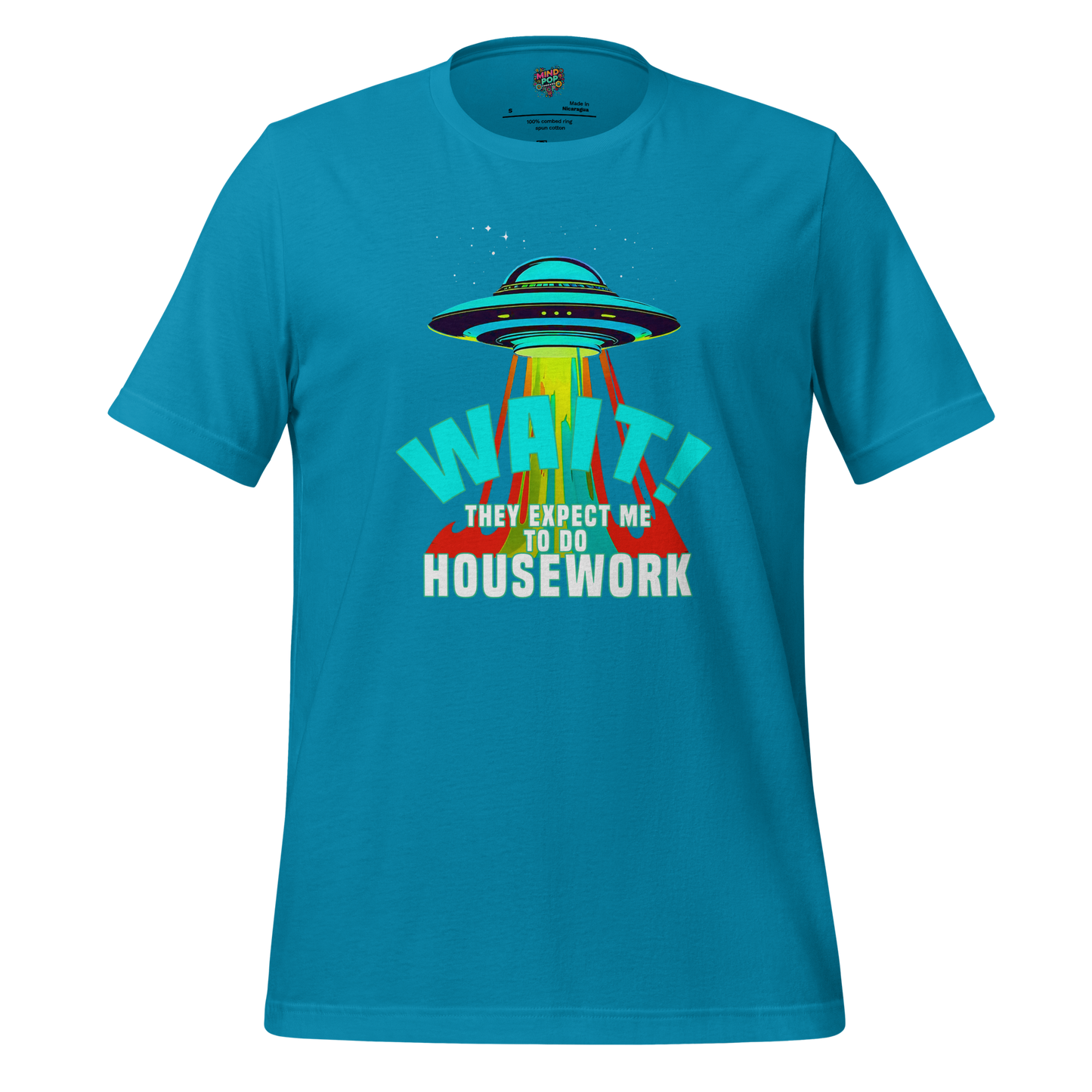Housework Alien Shirt Aqua
