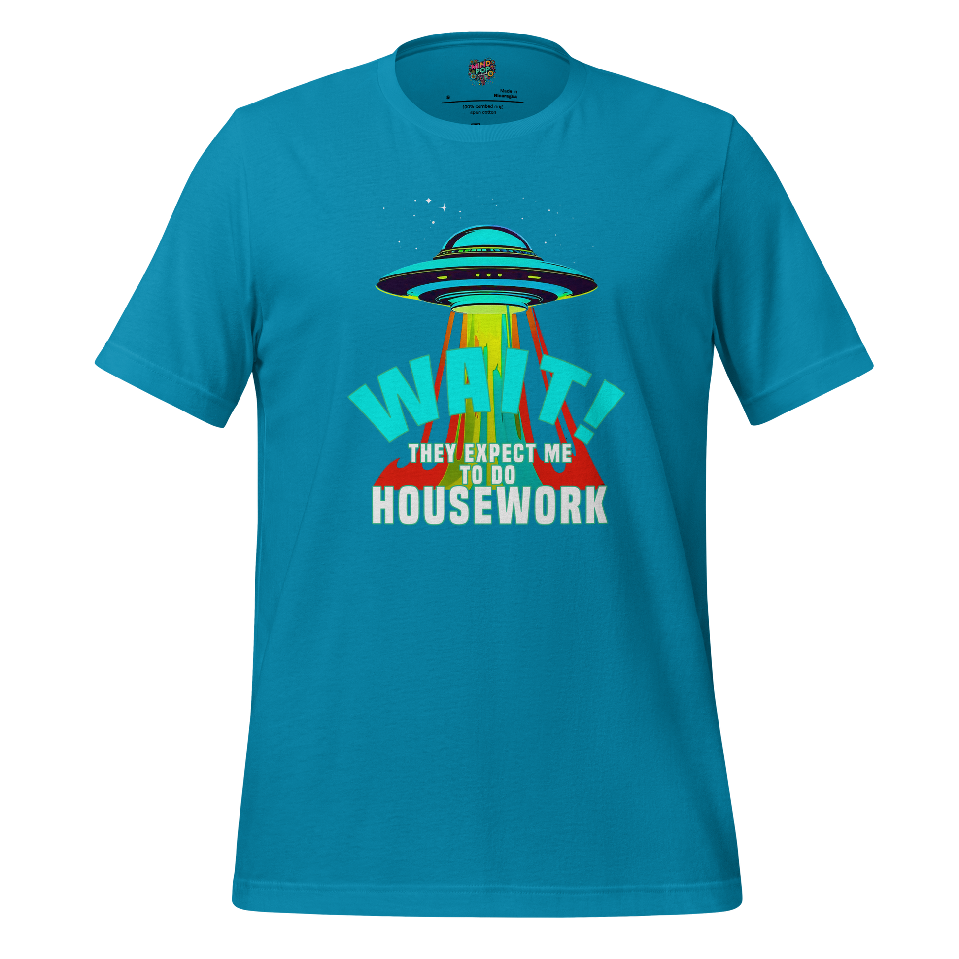 Housework Alien Shirt Aqua