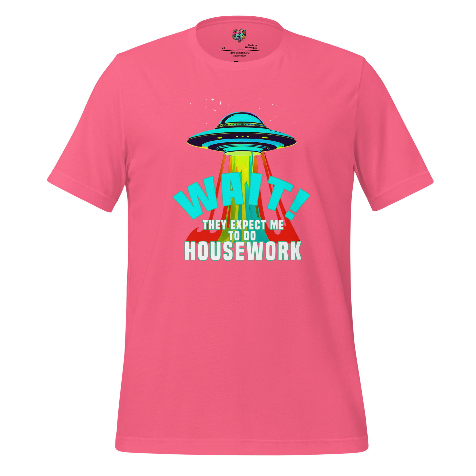 Housework Alien Shirt Charity Pink
