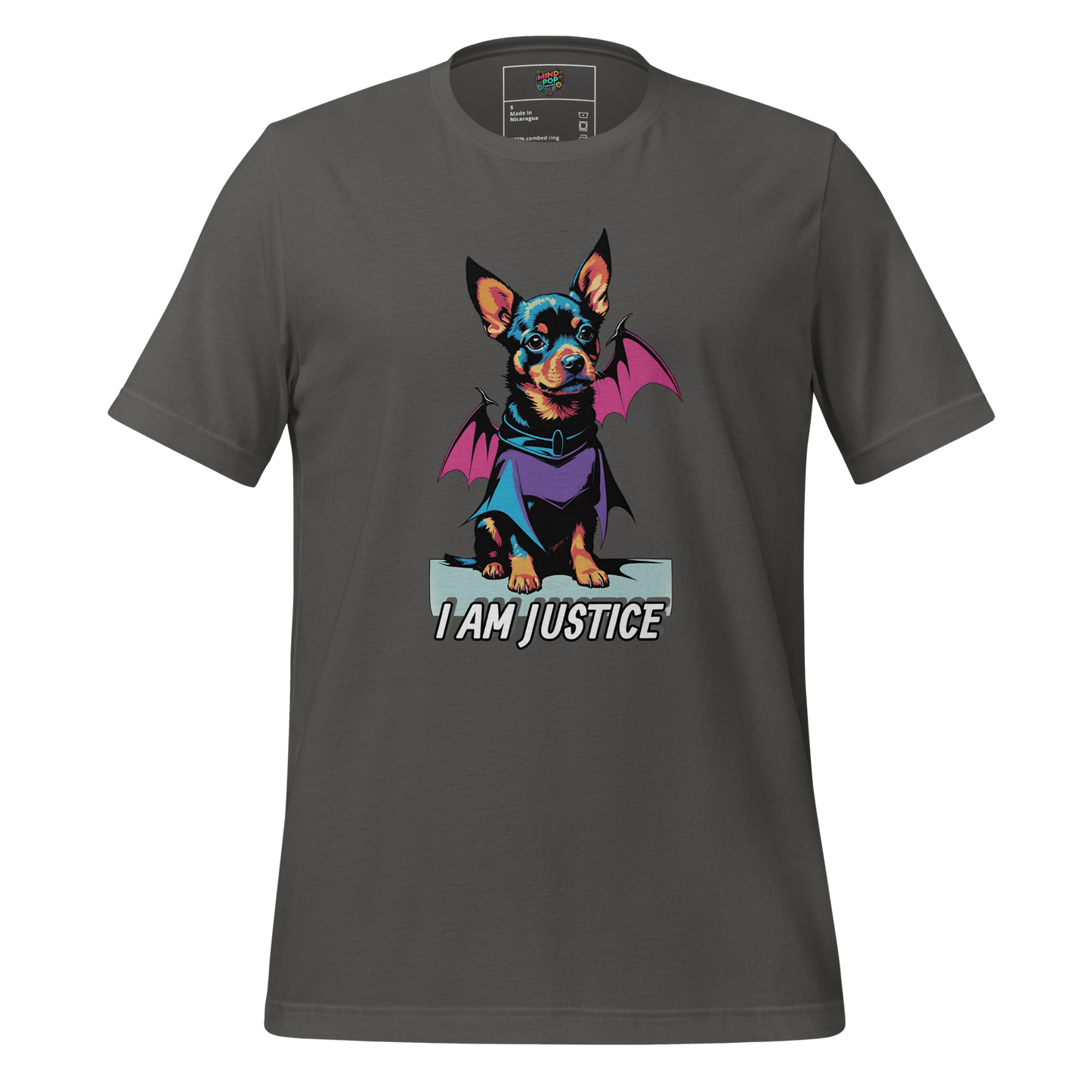 I Am Justice Shirt Asphalt