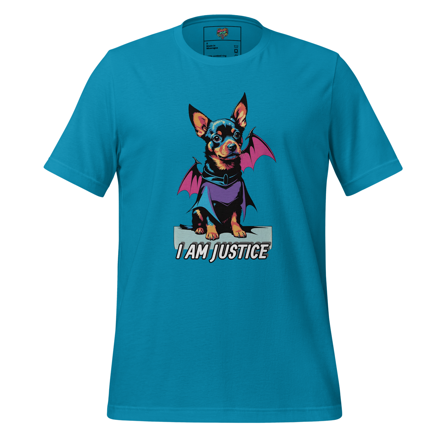 I Am Justice Shirt Aqua