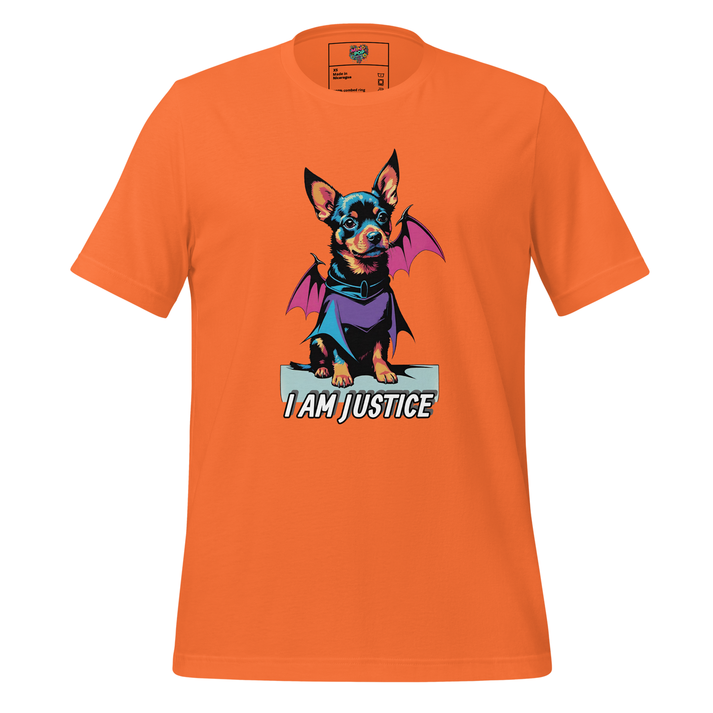 I Am Justice Shirt Orange