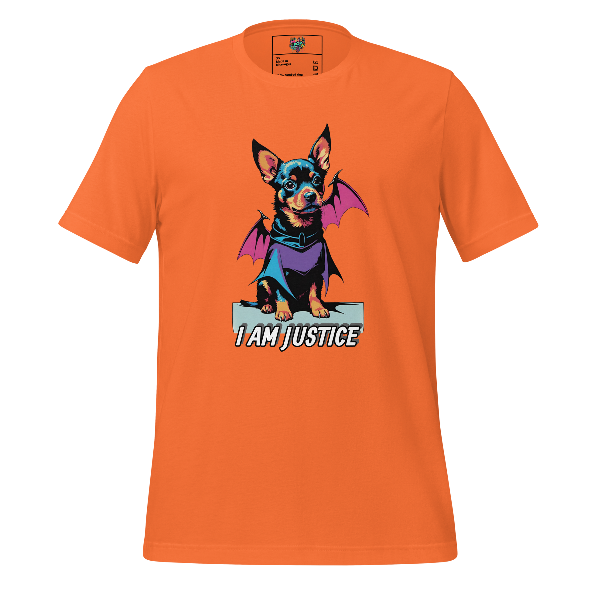 I Am Justice Shirt Orange