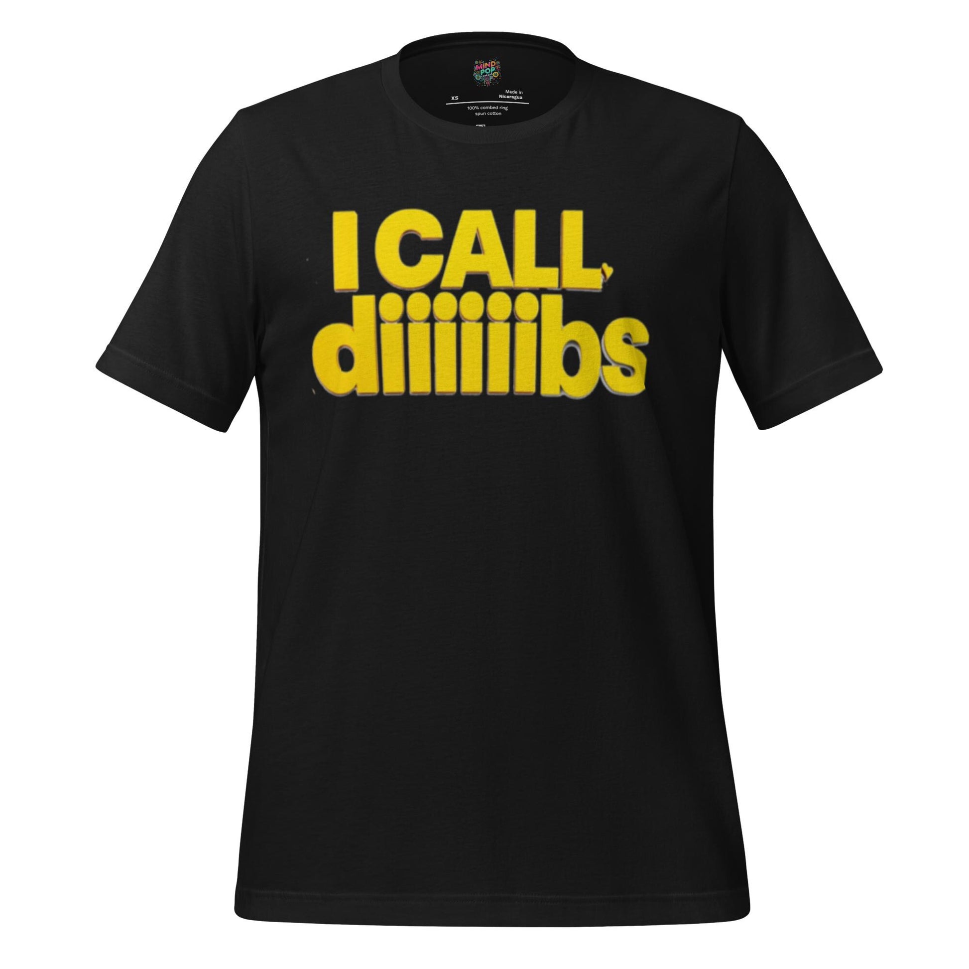 I Call Diiiibs Shirt Vintage Black