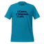 I Came I Yawned I Left — Introvert Graphic Tee Aqua