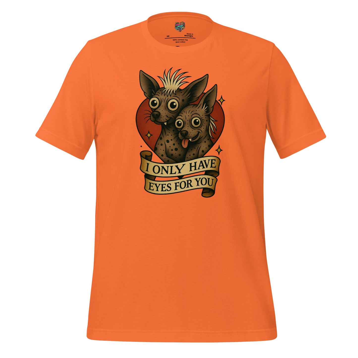 Only Have Eyes - Skeleton Tee Orange
