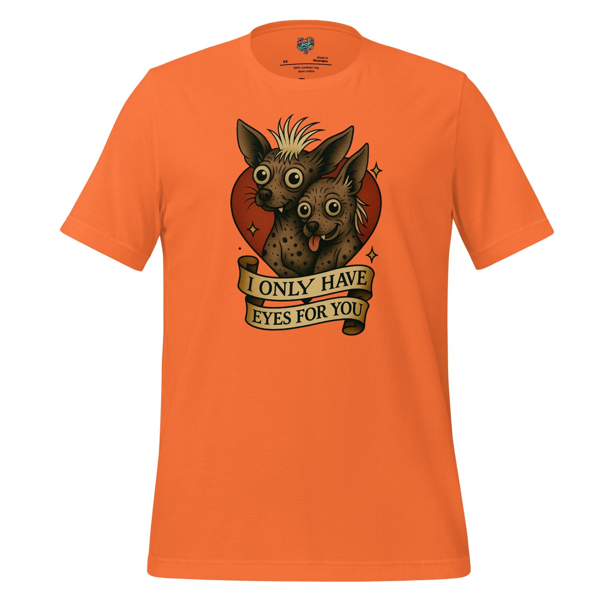 Only Have Eyes - Skeleton Tee Orange
