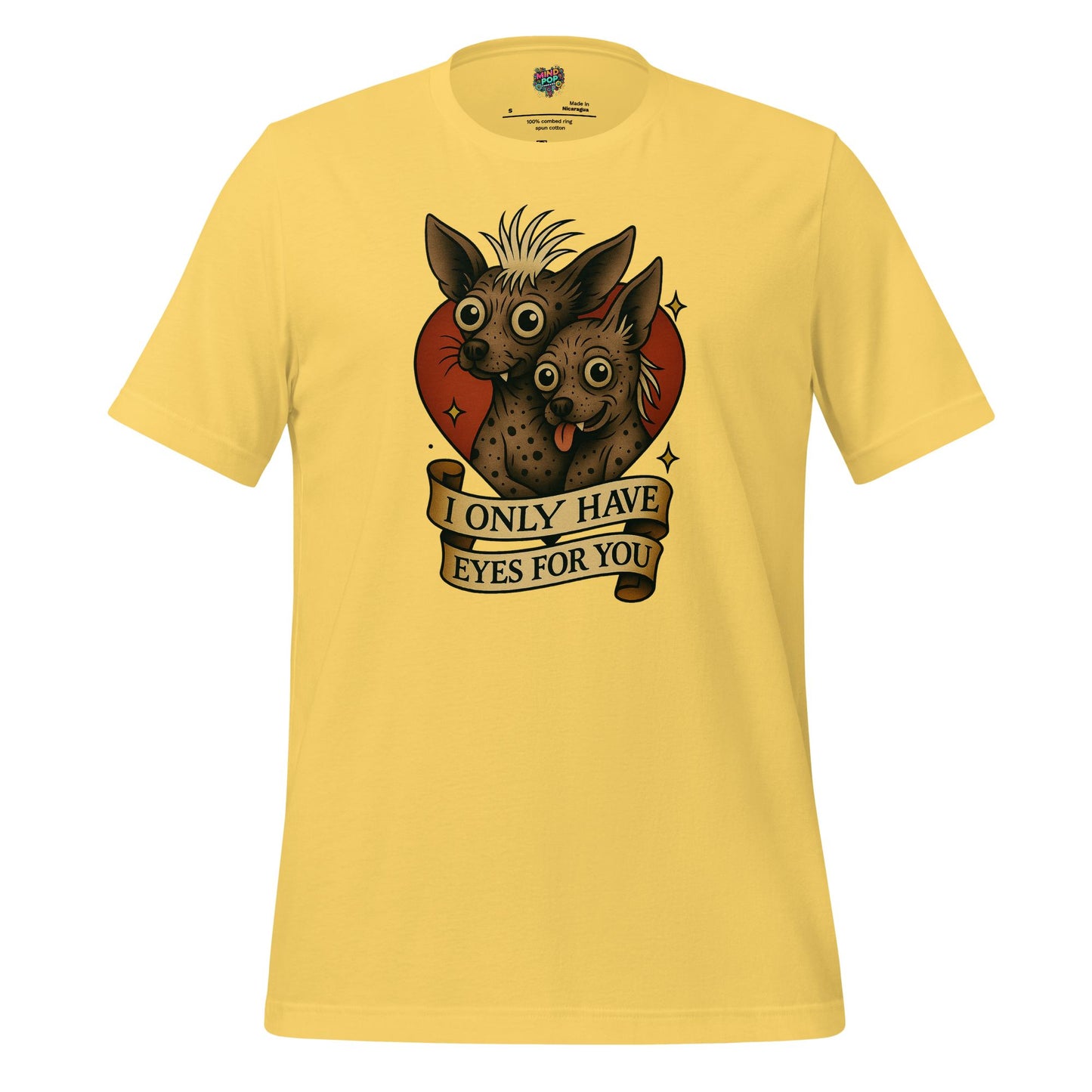 Only Have Eyes - Skeleton Tee Yellow