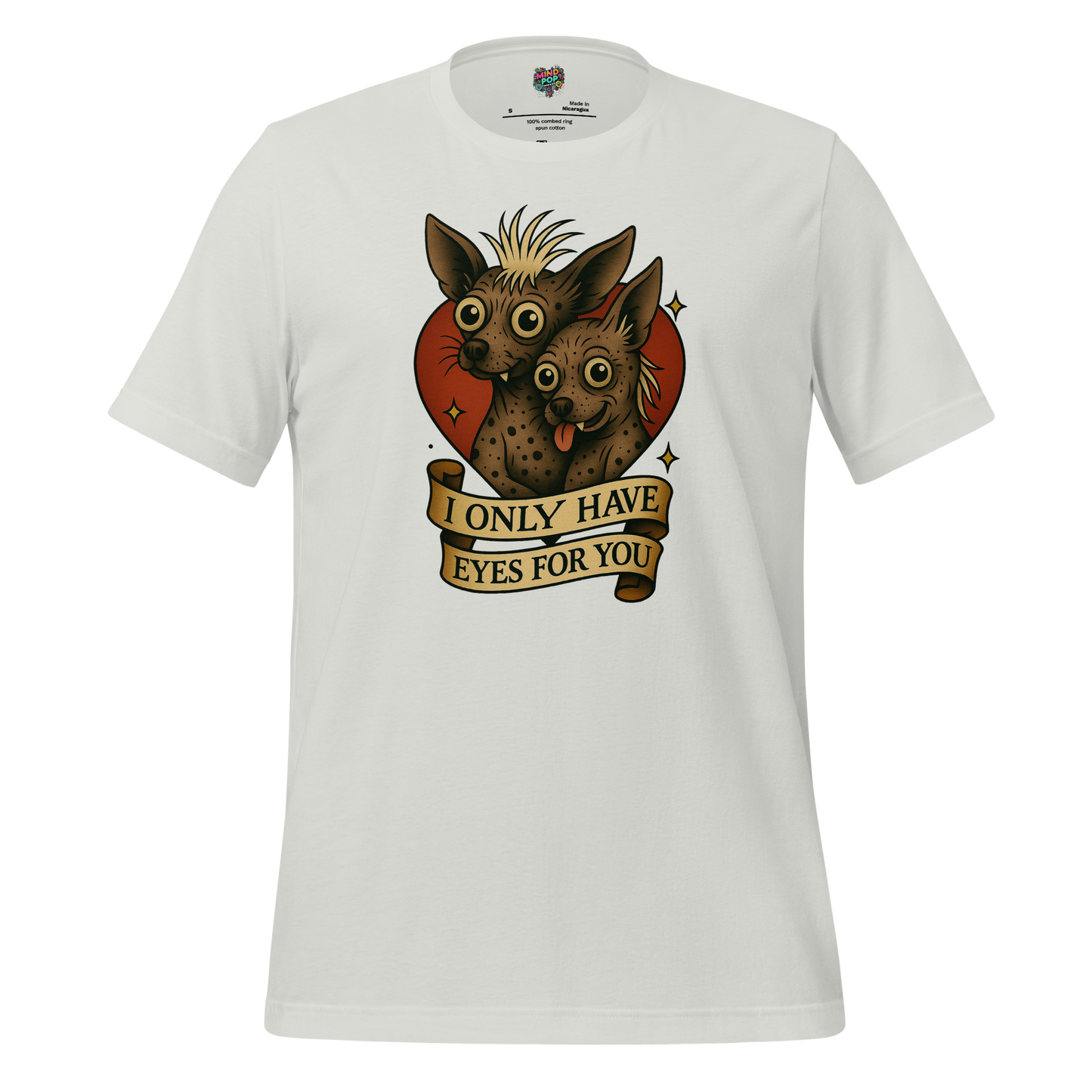 Only Have Eyes - Skeleton Tee Silver