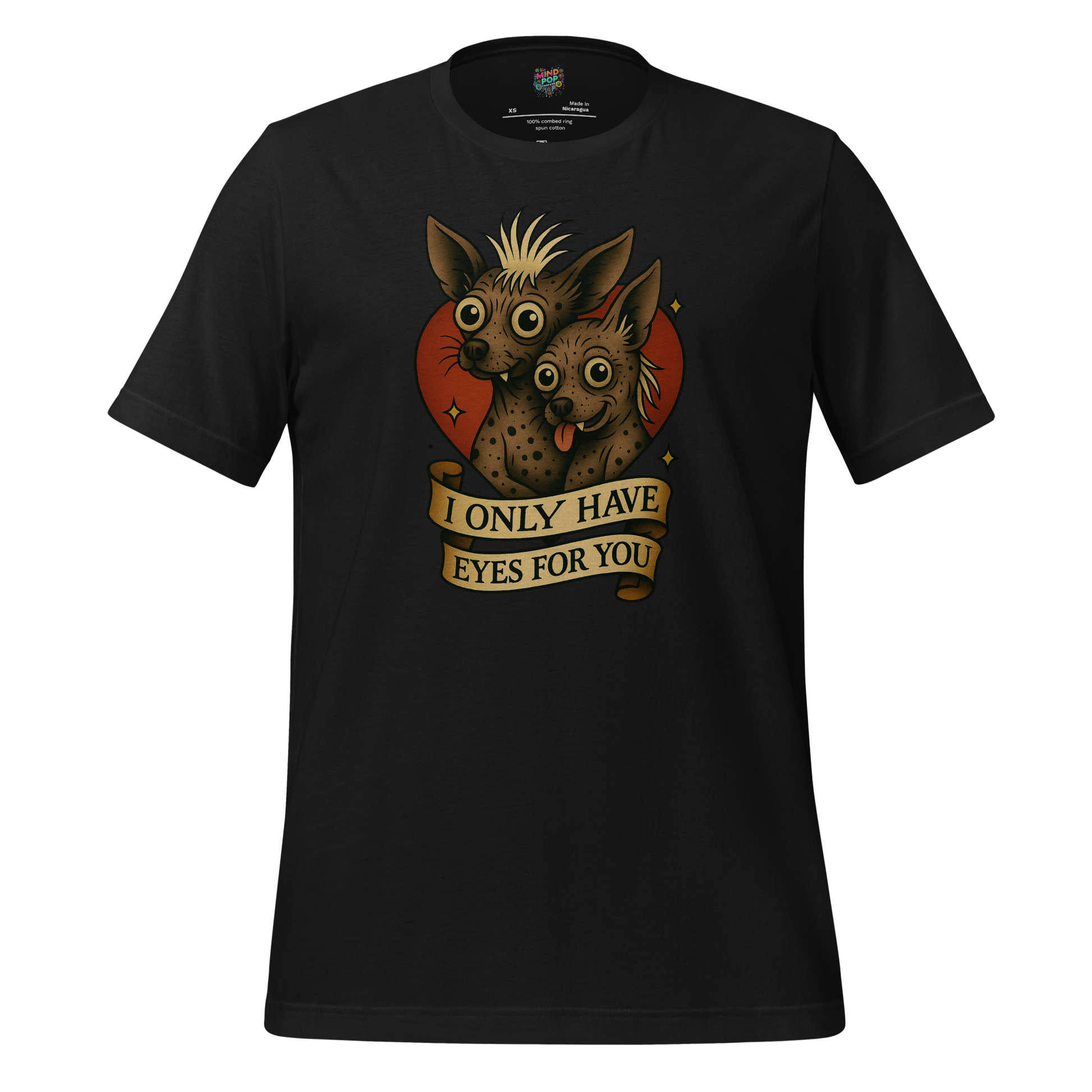 Only Have Eyes - Skeleton Tee Vintage Black