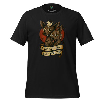 Only Have Eyes - Skeleton Tee Vintage Black