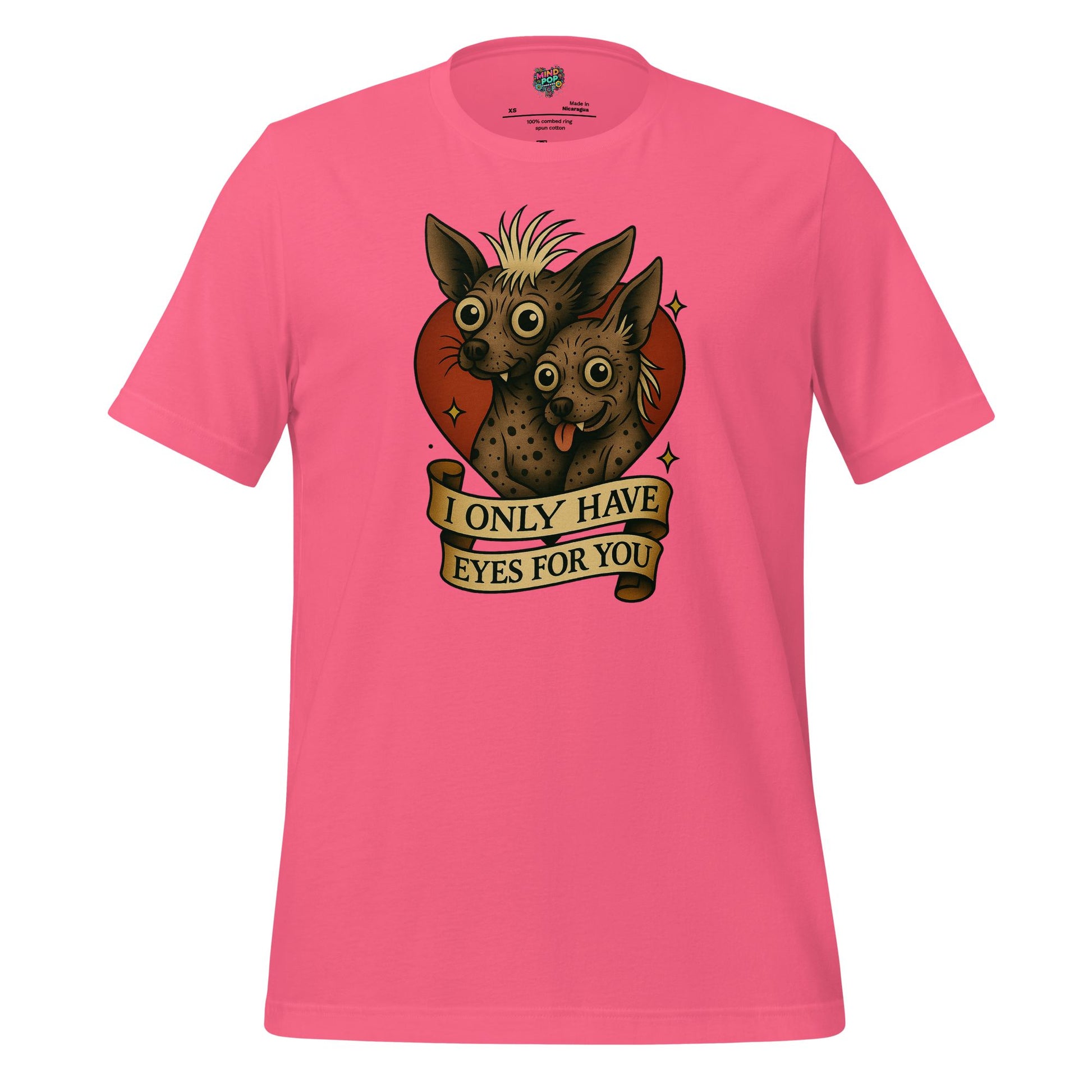 Only Have Eyes - Skeleton Tee Charity Pink