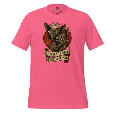 Only Have Eyes - Skeleton Tee Charity Pink