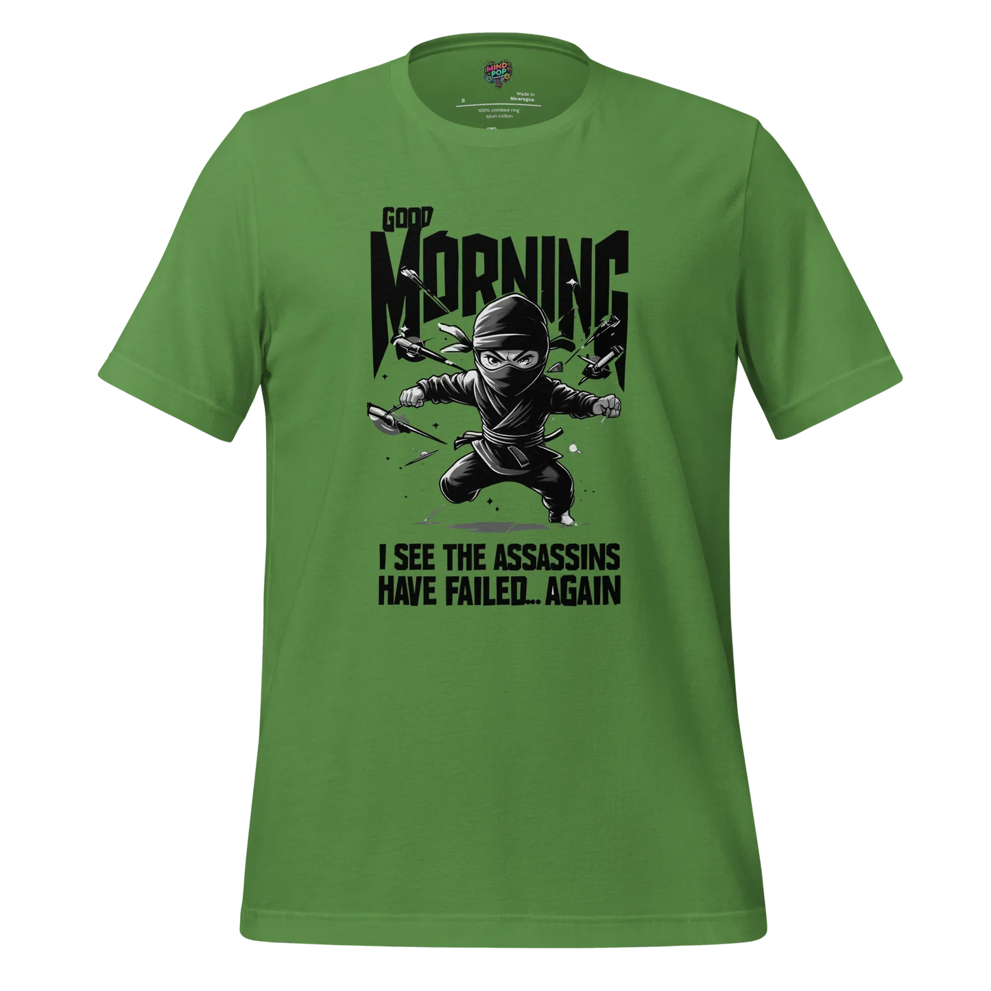 Assassins Failed - Sarcastic Graphic Tee Leaf