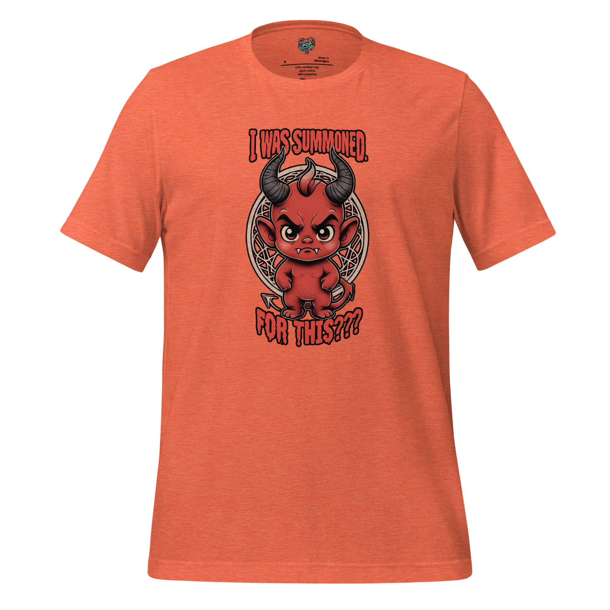 I was Summoned Shirt Heather Orange