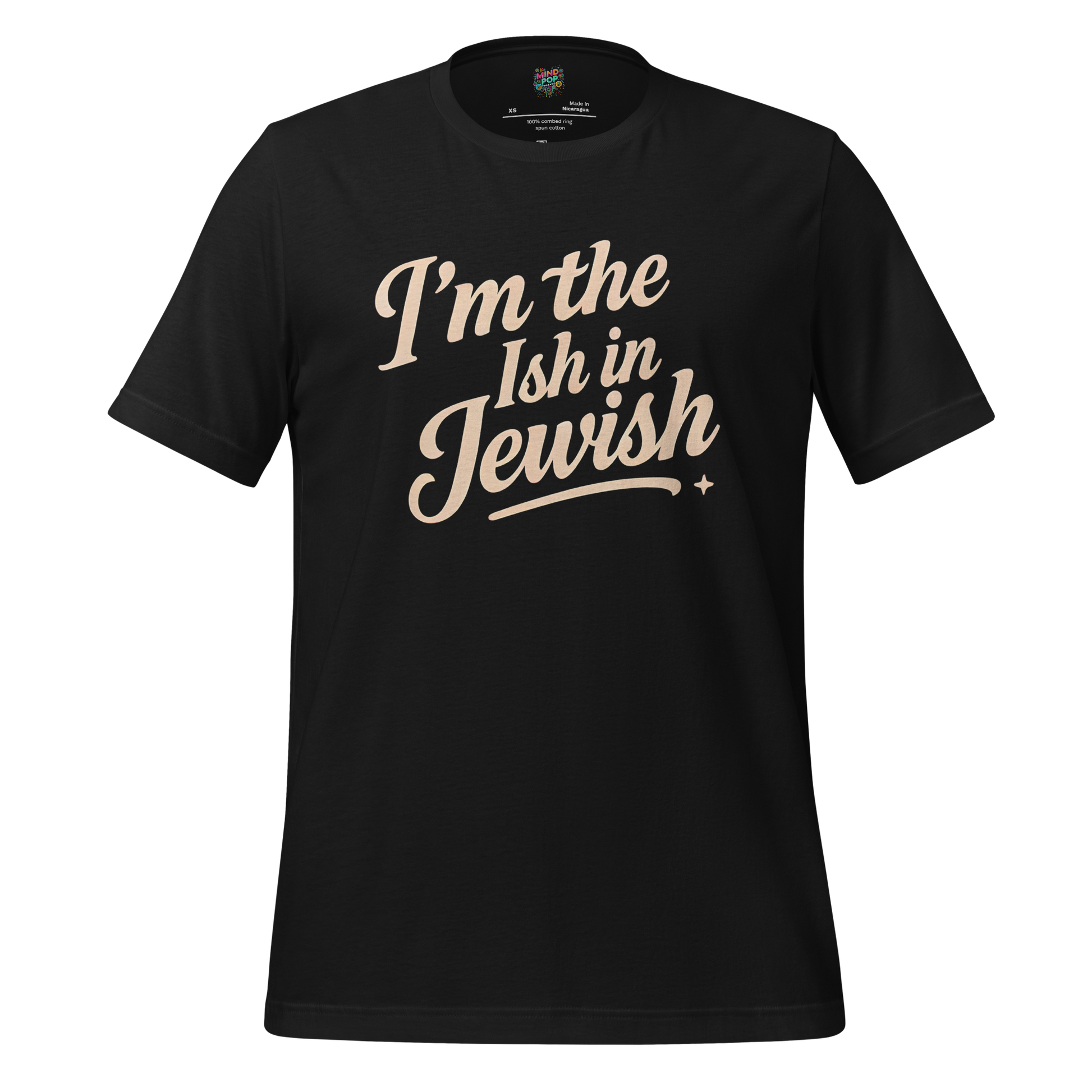 I’m the Ish in Jewish Funny Religion Shirt Vintage Black