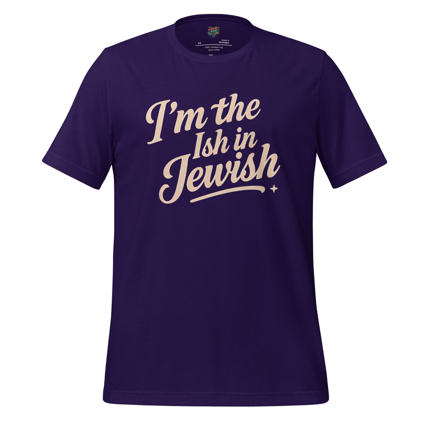 I’m the Ish in Jewish Funny Religion Shirt Team Purple