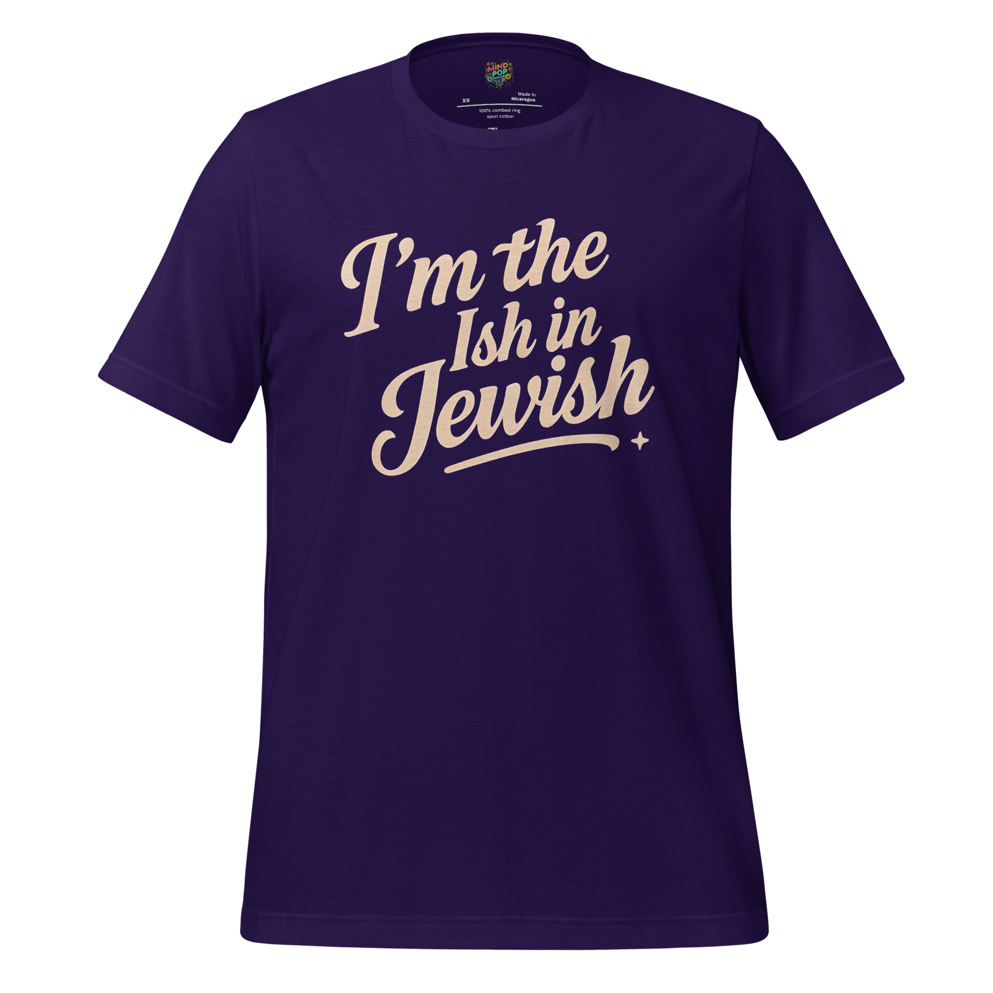 I’m the Ish in Jewish Funny Religion Shirt Team Purple