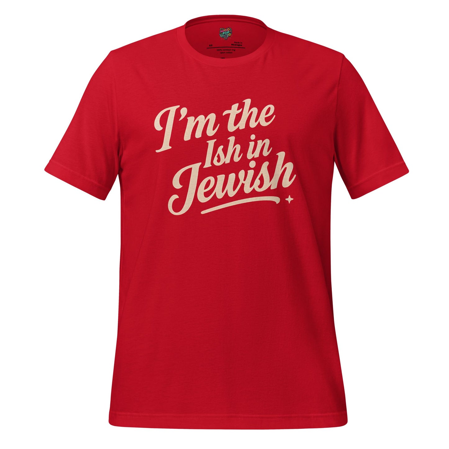 I’m the Ish in Jewish Funny Religion Shirt Red