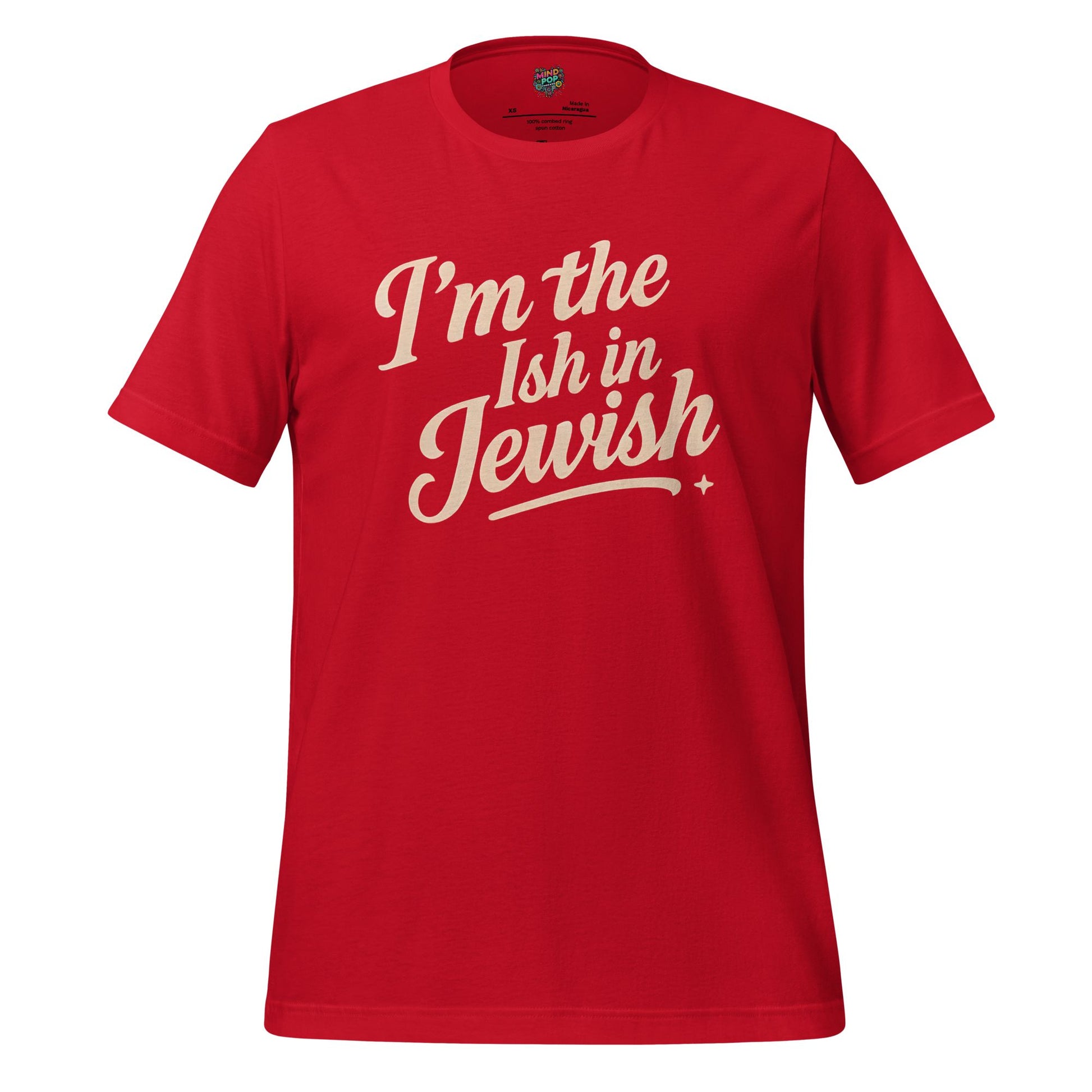 I’m the Ish in Jewish Funny Religion Shirt Red