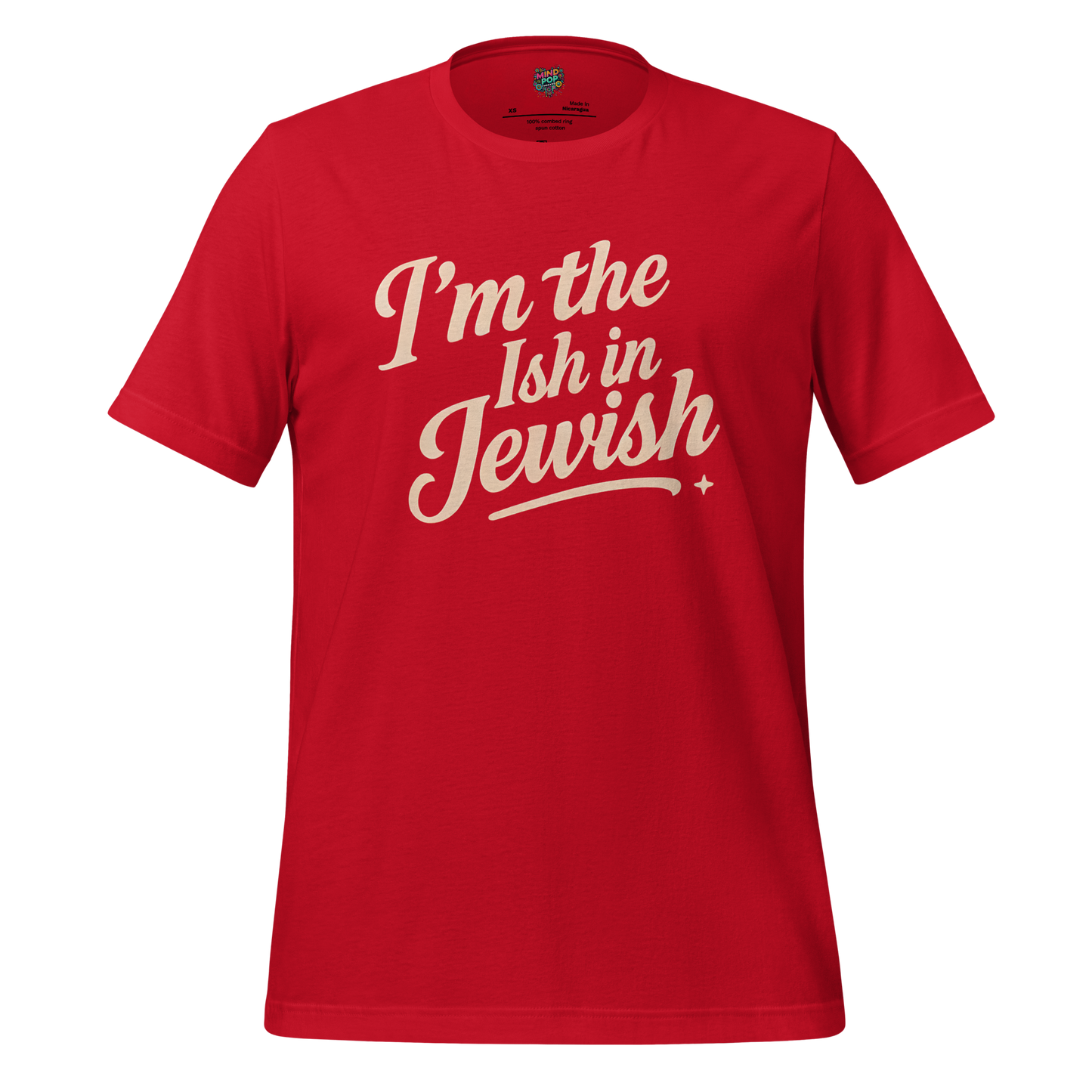 I’m the Ish in Jewish Funny Religion Shirt Red